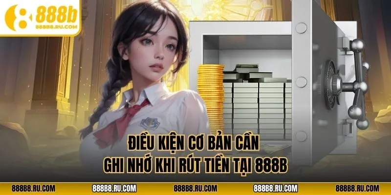 Điều kiện cơ bản cần ghi nhớ khi rút tiền tại 888B